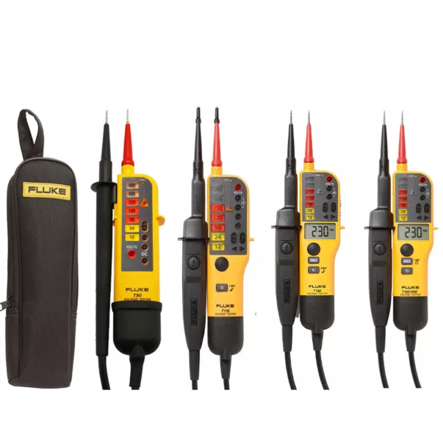 Fluke T90/T110/T130/T150 2 Pole Voltage and Continuity Testers Latest Editions