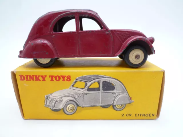 Vintage French Dinky Toys 535 Citroen 2Cv In Original Box 1959-60