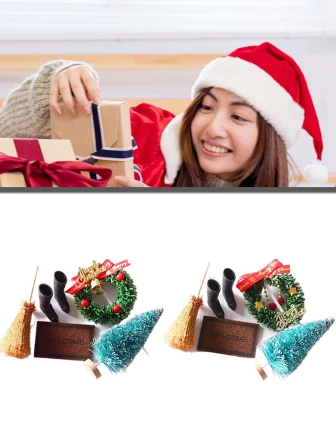 1:12 Dollhouse Christmas Decoration Accessories Miniature Scene Model DIY /h 2