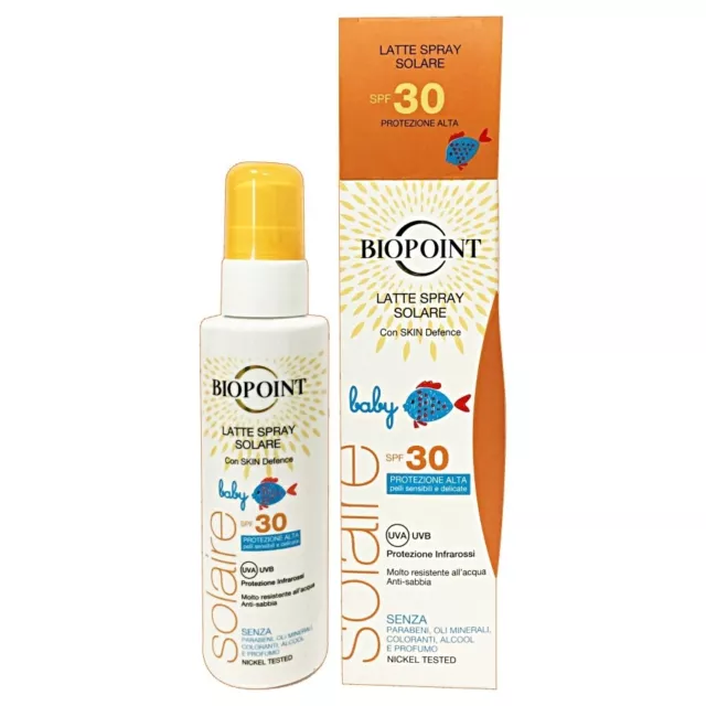 Biopoint Latte Spray Solare Spf 30 Baby 150Ml