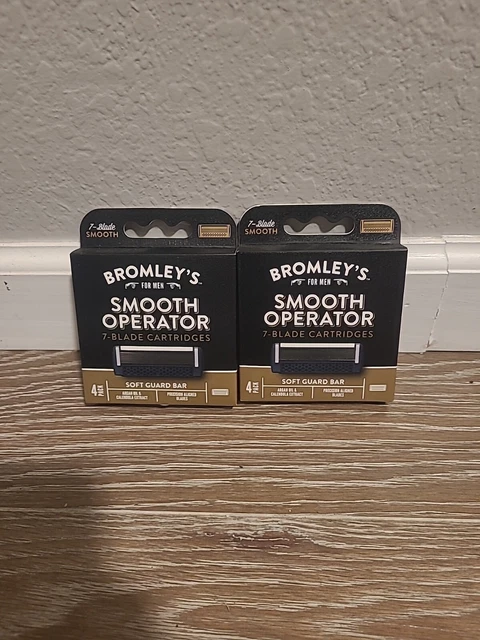 8 cartuchos de afeitadora Bromley's Smooth Operator 7 hojas también funcionan con asas Dorco