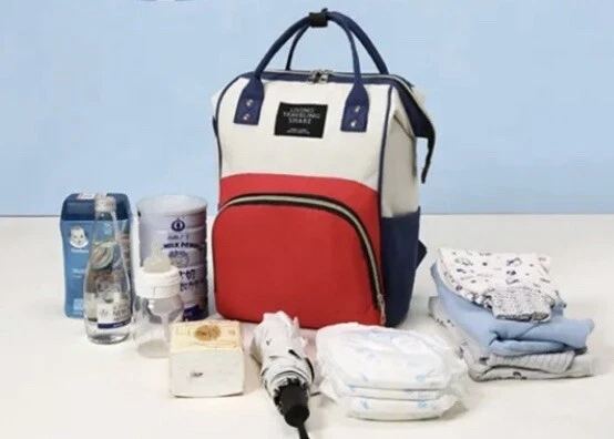 Stylish Traveling Baby Diaper Bag Multi-Function Waterproof Backpack