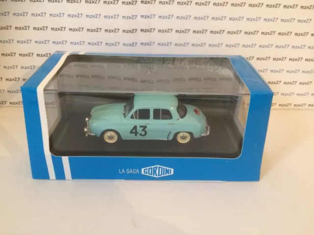 Voiture Saga Gordini Renault Dauphine Gordini #43 Tour De Corse 1/43 Eligor Atla