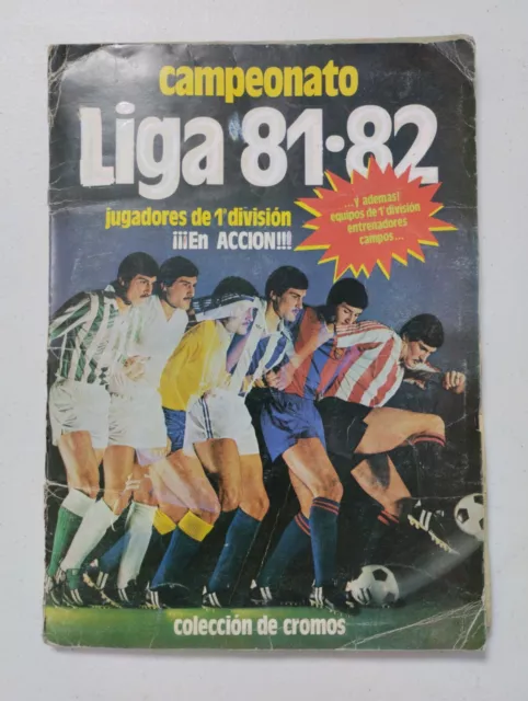 Album Cromos Fútbol LIGA 81-82.COMPLETO.