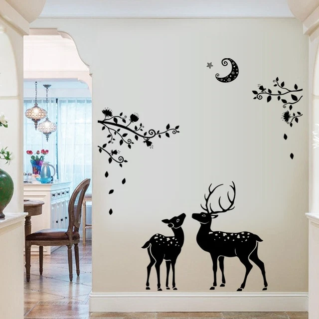 Stickers muraux | Autocollants muraux Peel And Stick  | IOVE - CERF  - L505