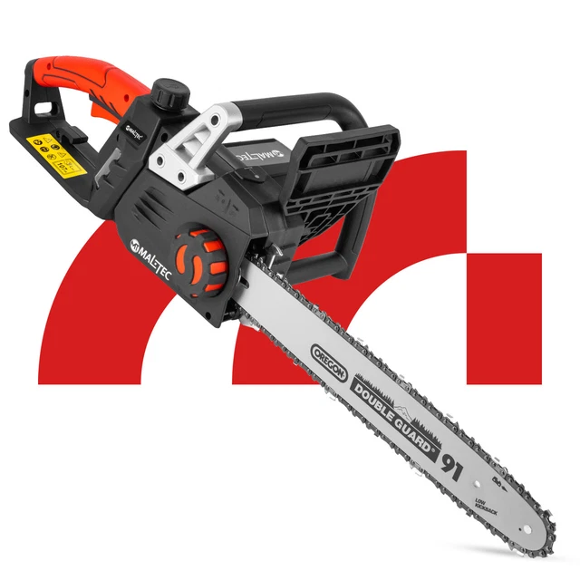 MalTec MasterCut Elektro-Kettensäge 3550W – 40 Cm Schwert, Automatische Schmierung, Sicher & Leistungsstark