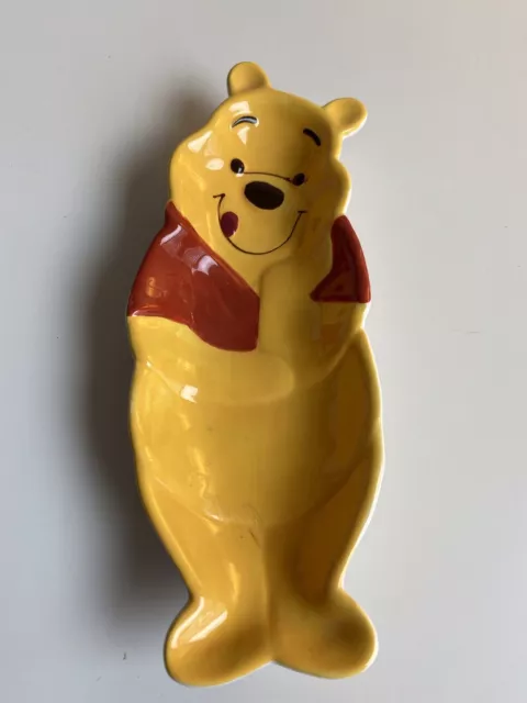 Disney Winnie The Pooh Figure Spoon Rest Utensil Kitchen Ceramic NEW