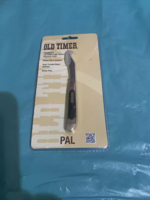 SCHRADE OLD TIMER Pal Single Blade Pocket Knife Sawcut Delrin 2 7/8 12Ot  $10.49 - PicClick
