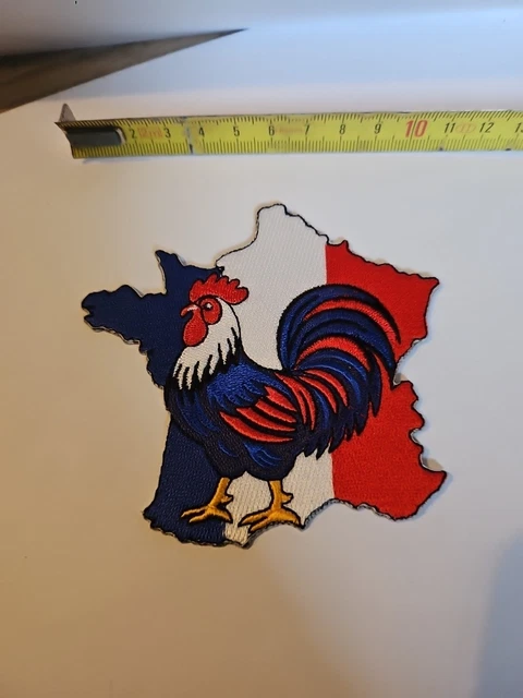 Patch Tissu Brodé Le Coq Sportif Aventure - Vintage - Fabriqué En France