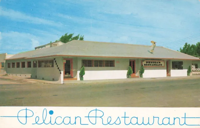 Postcard Pelican Restaurant Clearwater Beach Florida FL