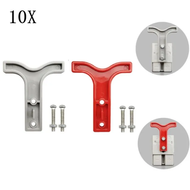 10 Pack 50AMP 600V T-Handles For Anderson Style Plug Connector Tools 12-24V