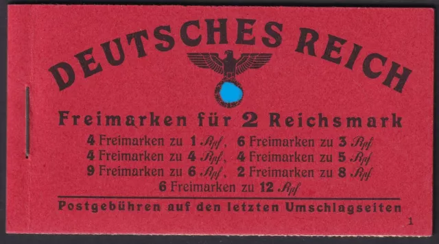 Markenheftchen "Van Dyke Kopierstift" Mi.Nr 49.3 postfrisch Mi.Wert 500 € (707)