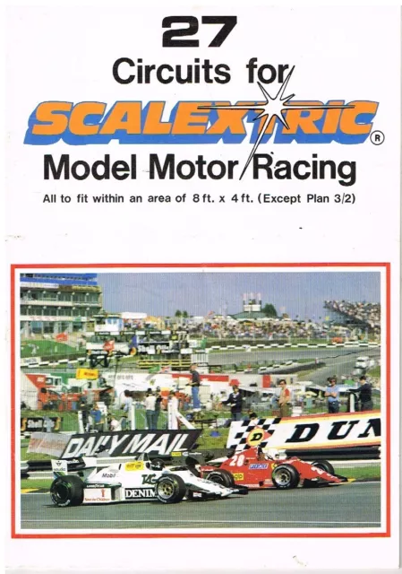 Scalextric Electric Slot Car Racing : 27 Race Circuit Plans Book (1991 Edition)