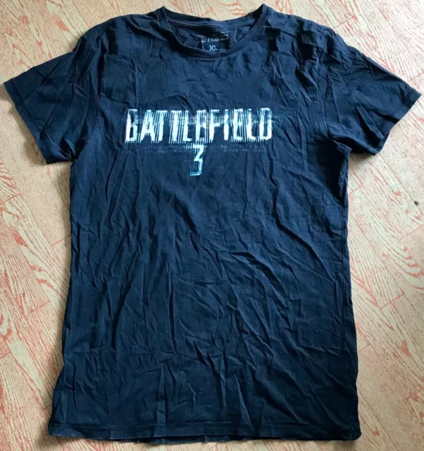 Shirt XL Battlefield 3 Alltag Dice Bequem Weich Modern Schlachtfeld Fan Heroe