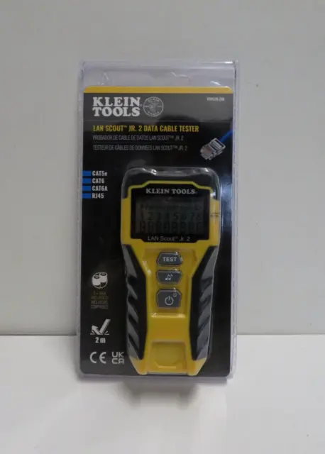 Klein Tools VDV526-200 LAN Scout Jr. 2 Data Cable Tester NEW SEALED