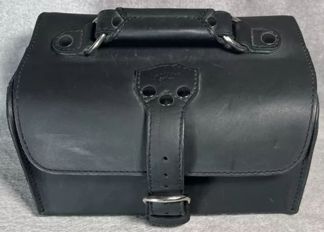 Saddleback Leather Company Travel Bag Black Toiletry Dopp Kit Retired Small