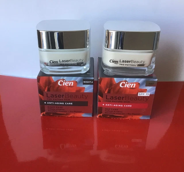 Crème De Nuit Hydratante & Anti-Âge CIEN GOLD - Lot De 2 X 50ml - Soin Régénérant - Neuf