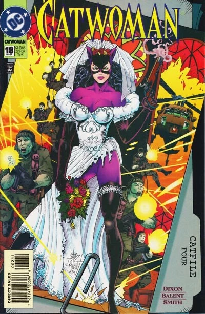 CATWOMAN (Vol. 2) #18 F/VF, Direct DC Comics 1995 Stock Image