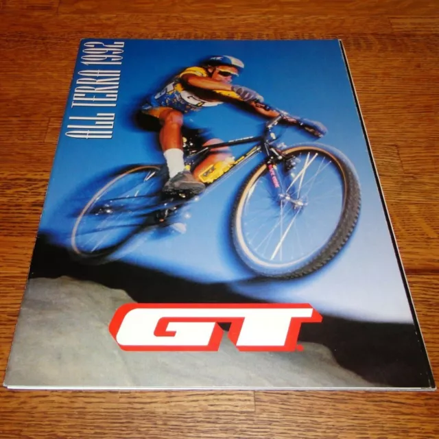 Gt bicycles master catalog and dealer price list 1992.