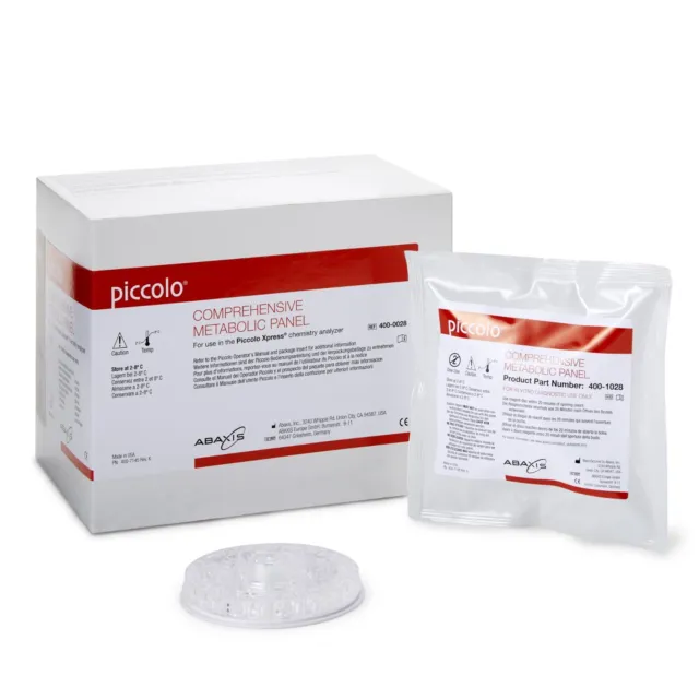Reagent Piccolo Comprehensive Metabolic Panel 10 Disc/Box, 07P0208