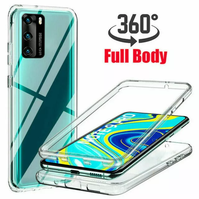 Hülle für Huawei P40 PRO P40 P30 P20 Mate 20 Lite 360 Front Rückseite Stoßfeste Abdeckung