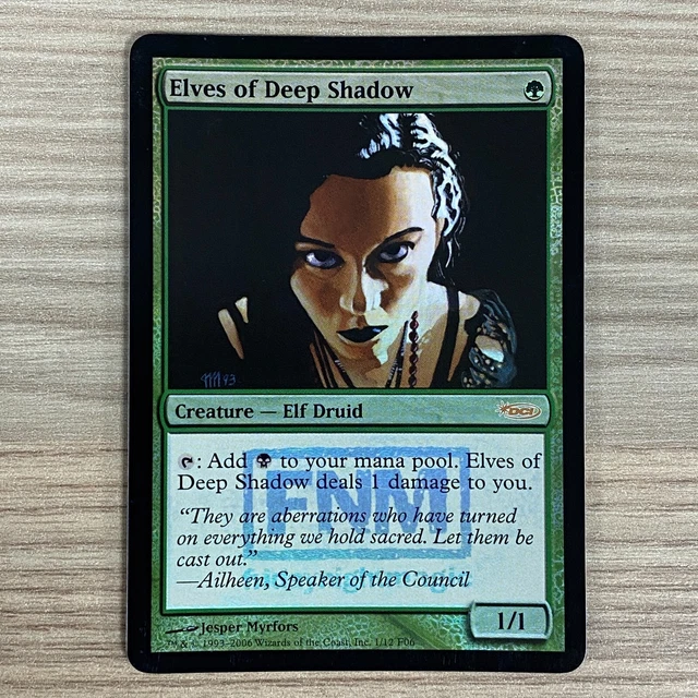 プロモ　foil　深き闇のエルフ/Elves of Deep Shadow s-l400.jpg
