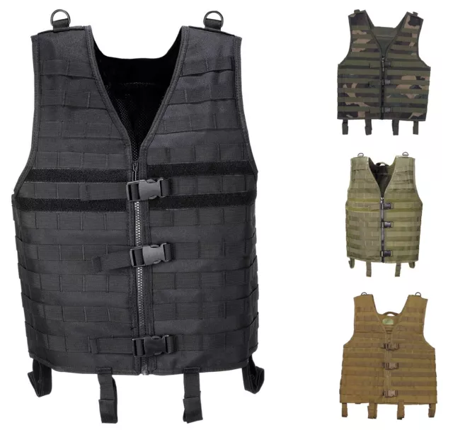 WESTE MOLLE LIGHT Modular Army Einsatzweste Einsatz Gotcha Paintball camouflage