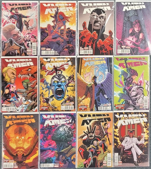 Uncanny X-Men #1-19 Marvel Comics 2016 Complete Set! VF-NM 8.0-9.0 or Better!
