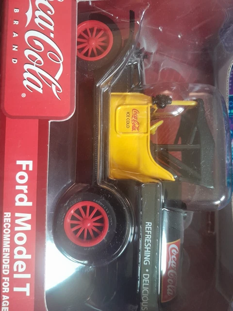 NEW Gearbox Coca-Cola Ford Model T Die-Cast Bank Goodyear Tires Detachable Key