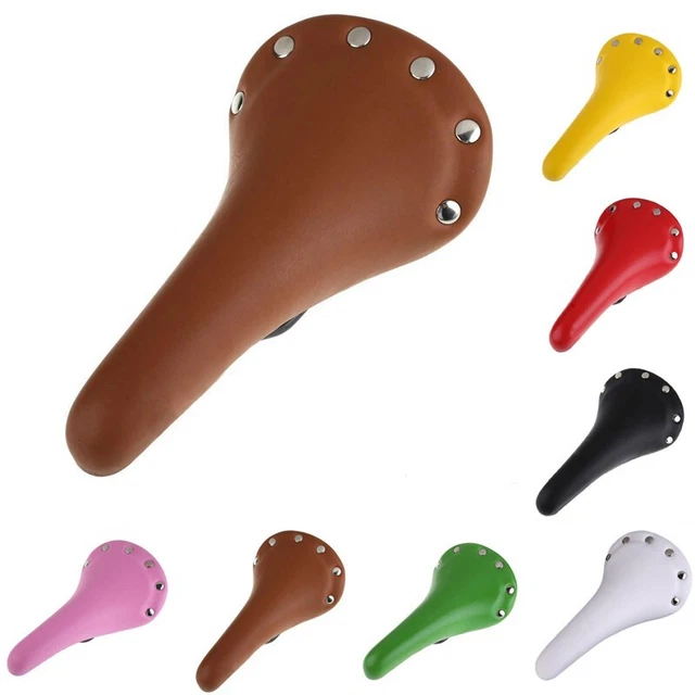 Selle Vélo Vintage Avec Rivets P2R Vintage [Taille 274x153 Mm