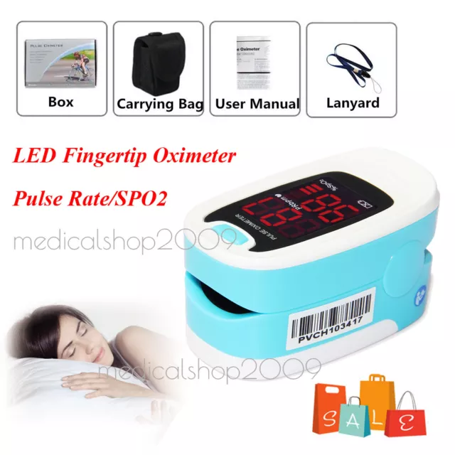 CONTEC Saturimetro Ossimetro Pulse oximeter oxymetr fingertip LED CMS50M