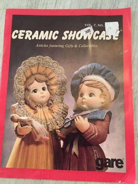 1987 Cerámica Showcase Gare Vol 7 No 2 Regalos Coleccionables Artesanía Catálogo Revista