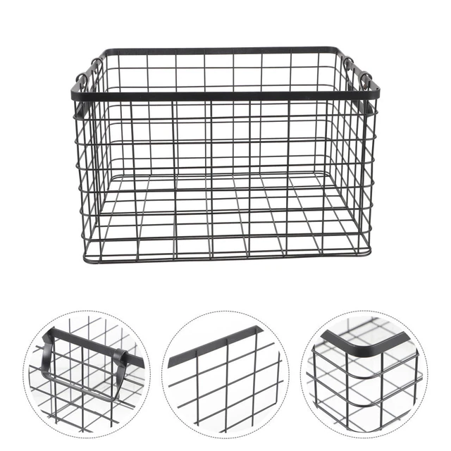 Cestino In Vimini E Iuta RM Design Per Legna O Biancheria - 40x40x33 Cm, Stile Rustico Con Manici In Corda - 2