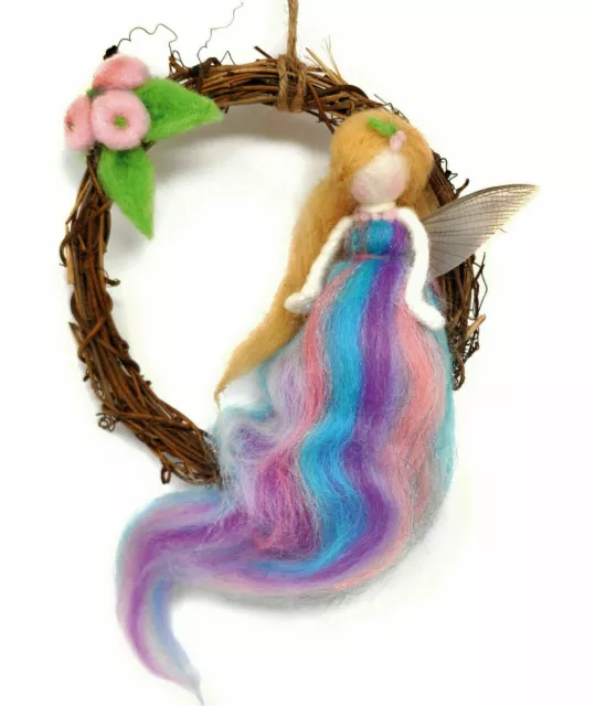 The Crafty Kit Company 'Summer Fairy Wreath' Needle Felting Kit