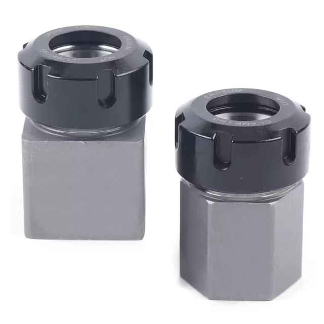 Hex & Square ER-32 Collet Block Spring Chuck Holder Set For CNC Milling Machine