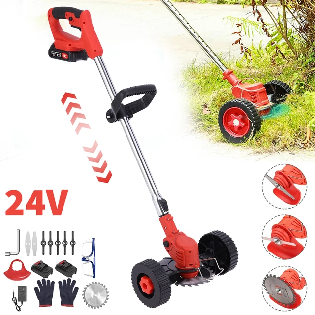 Stützrollen Für Rasentrimmer - Verstellbarer Grasschneide Halter