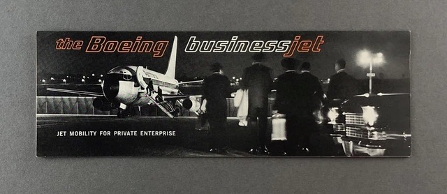 Boeing Business Jet Vintage Manufactures Sales Brochure - Private Jet 737
