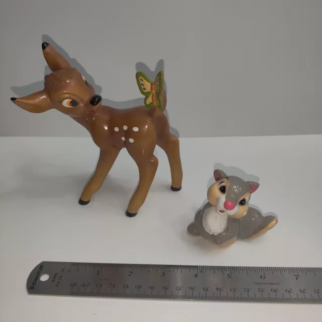 Disney Bambi and Thumper ceramic figurines