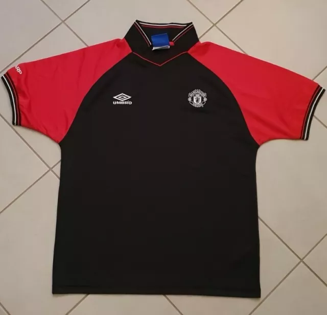 Maglia Calcio Allenamento Manchester United England Stadio Umbro 1999/2000