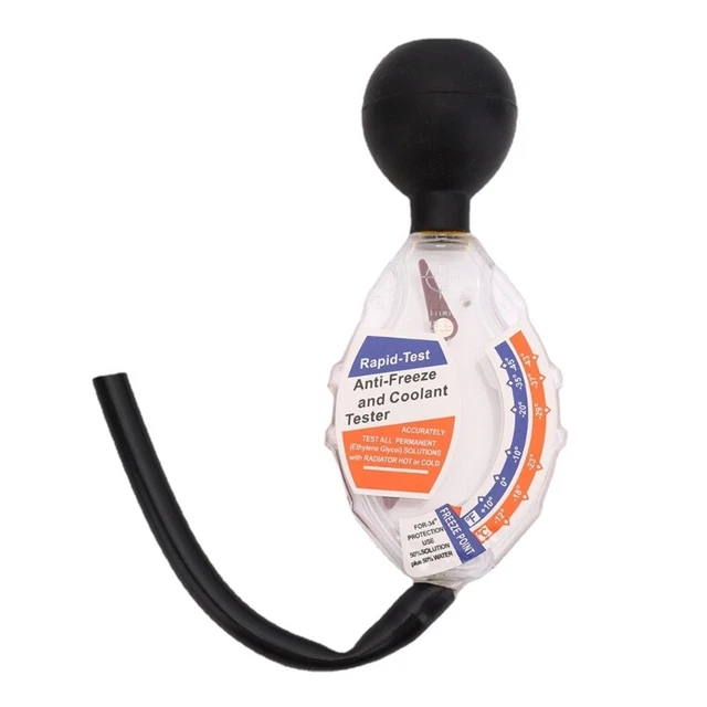 Frostschutzprüfer Für Kühlmittel – Densitometer Mit Skala, Misst Gefrier- & Siedepunkt, Für 6/12/24V Batterien, Handlich