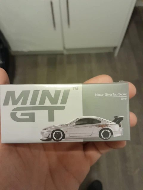 Mini Gt 1/64 Nissan Silvia Top Secret (S15) Silver (Rhd) Mgt00545-R