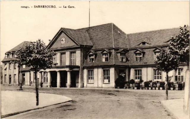 CPA AK SARREBOURG - SAARBURG i.L. - La Gare (387603)