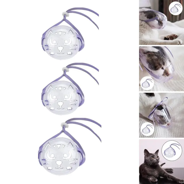 Juego de 3 cestas de boca de gato transpirables para gatos transpirables