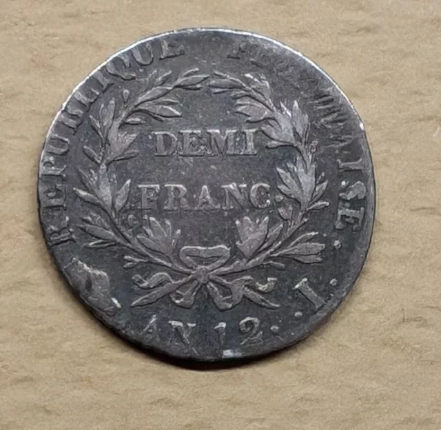 Napoléon Premier Consul- Demi Franc An 12 I Limoges