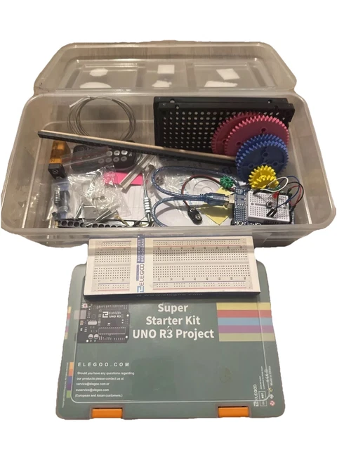 ELEGOO UNO R3 Project Super Starter Kit with Arduino Includes PDF Code ...