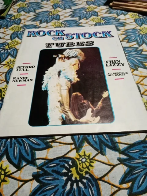 Revue-Rock en Stock-tubes-N° 13-juin 1978-thin lizzy/jethro tull-magazine