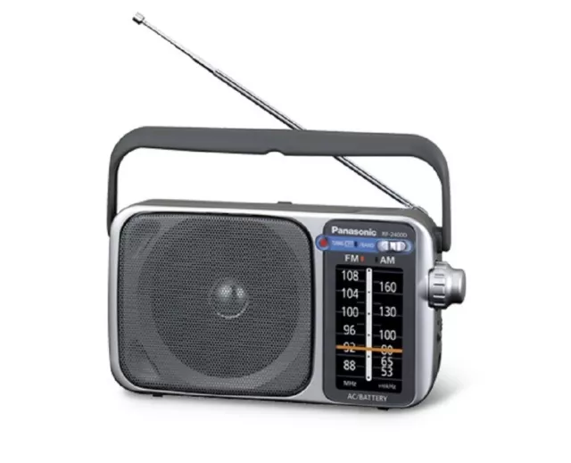 Panasonic RF-2400D Portable FM/AM Radio with Auto Frequency Control