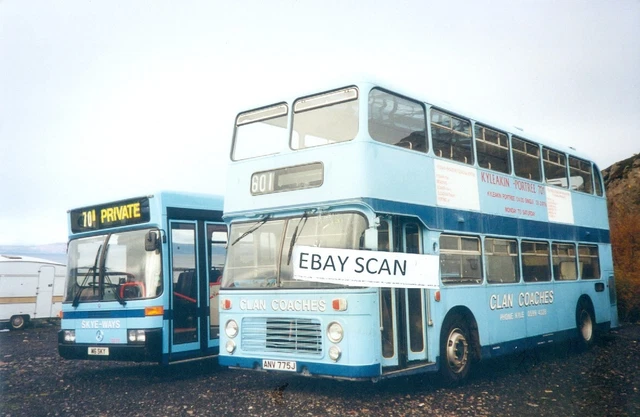 COLOUR BUS PHOTO - Clan Coaches, Kyle Anv 775J Ex United Counties £0.99 ...