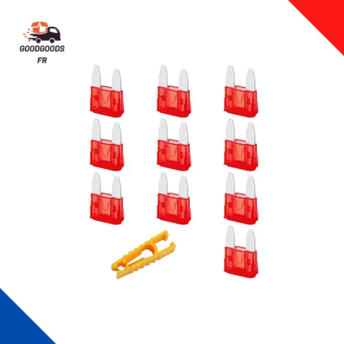 Lot De 10 Fusibles Pour Voiture 10 a Mini Fusibles Plats Pour Voiture