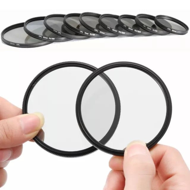 DSLR Photography Camera Lens CPL Polarizing Filter For Canon Nikon Sony